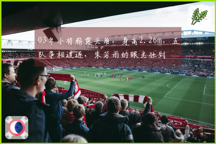 03年小将崭露头角，身高2.26m，五队争相追逐，朱芳雨的眼光独到